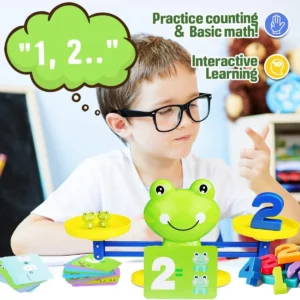 🐸 Smart Playtime Starts Here: Frog Balance Math Toy for Curious Minds!